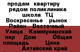 продам  квартиру 4/5, рядом поликлиника, школа, ТЦ “Воскресенье“, рынок › Район ­ Восточный › Улица ­ Коммунарский пер. › Дом ­ 27 › Общая площадь ­ 64 › Цена ­ 2 200 000 - Алтайский край, Бийск г. Недвижимость » Квартиры продажа   . Алтайский край,Бийск г.